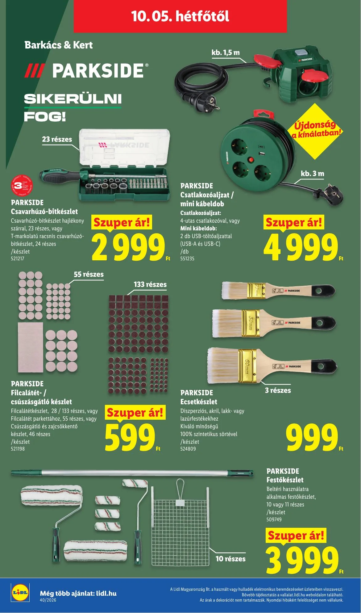 Lidl akciós újság Nonfood 10.01–10.07 – 26. oldal