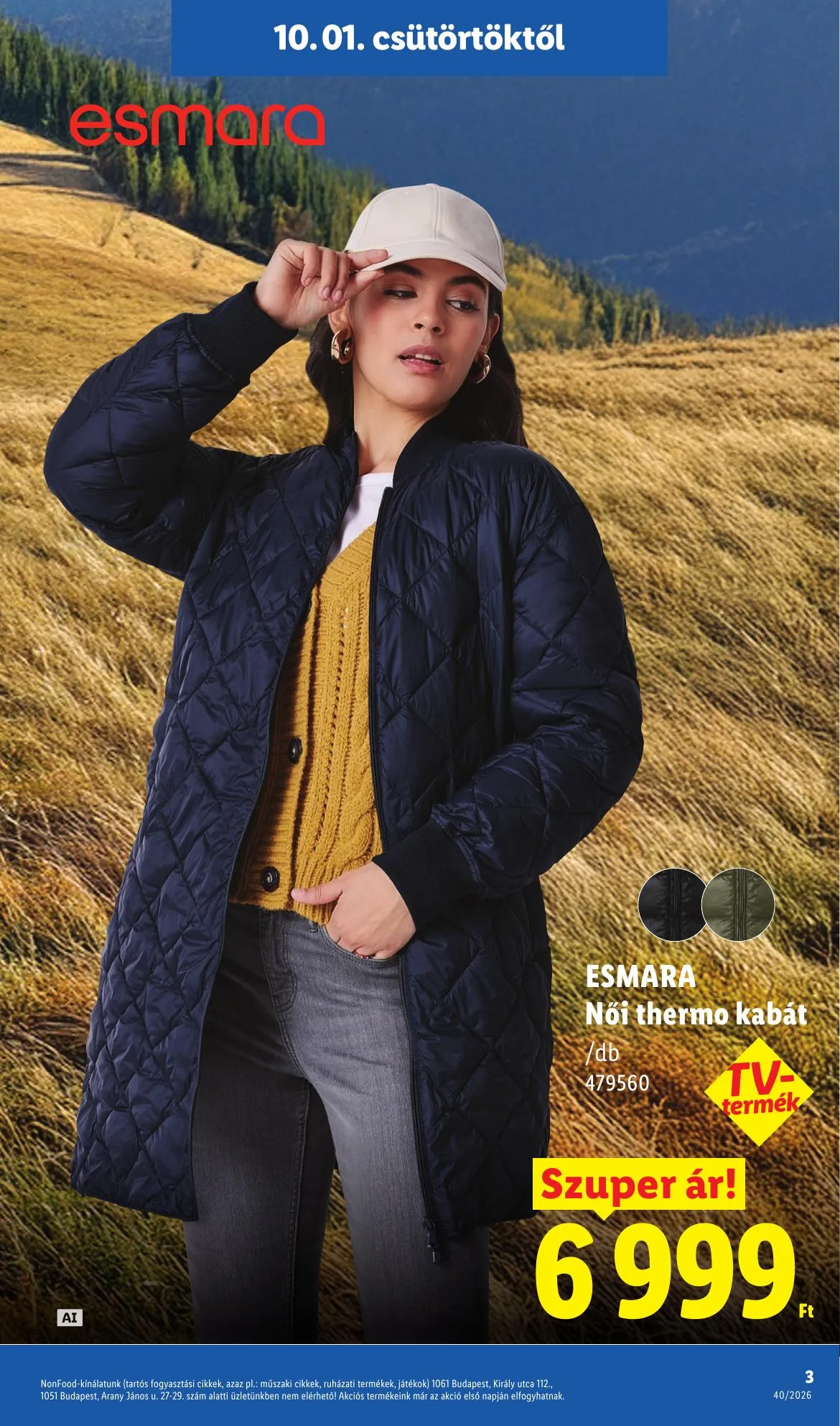 Lidl akciós újság Nonfood 10.01–10.07 – 3. oldal