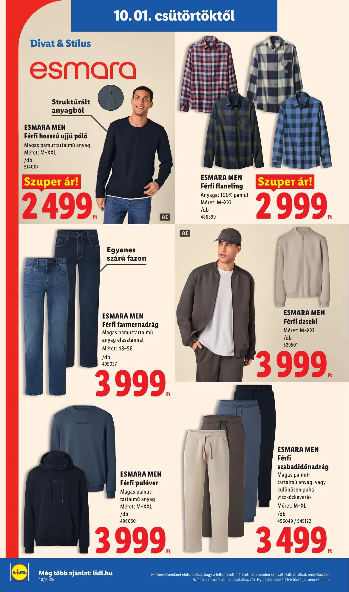 Lidl akciós újság Nonfood 10.01–10.07 – 8. oldal