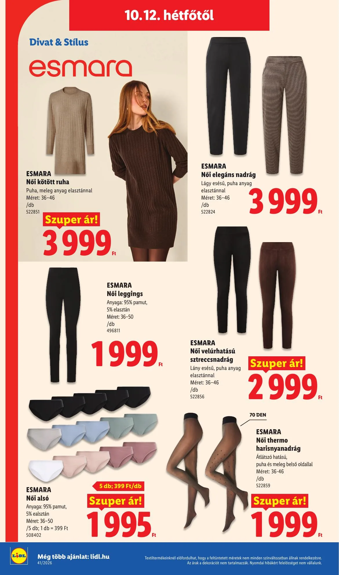 Lidl akciós újság Nonfood 10.08–10.14 – 22. oldal