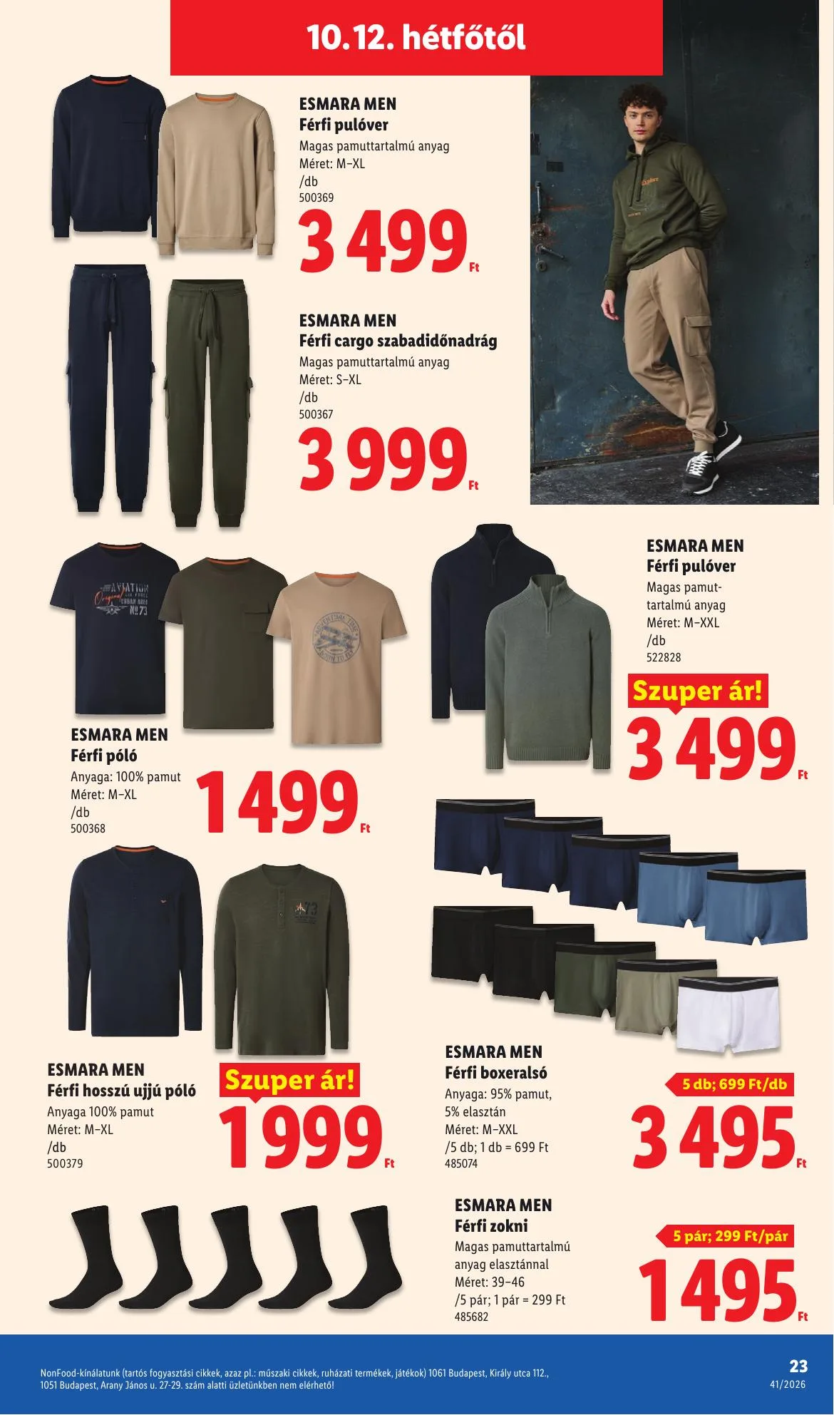 Lidl akciós újság Nonfood 10.08–10.14 – 23. oldal