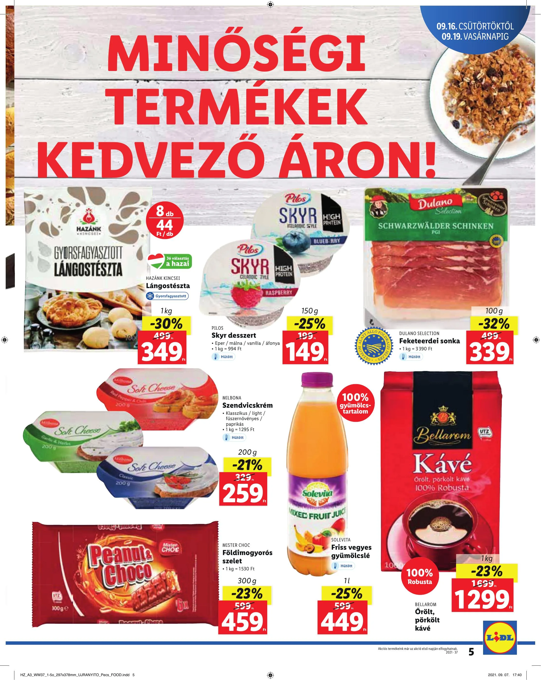 Lidl akciós újság Pécs 09.16–09.19 – 5. oldal