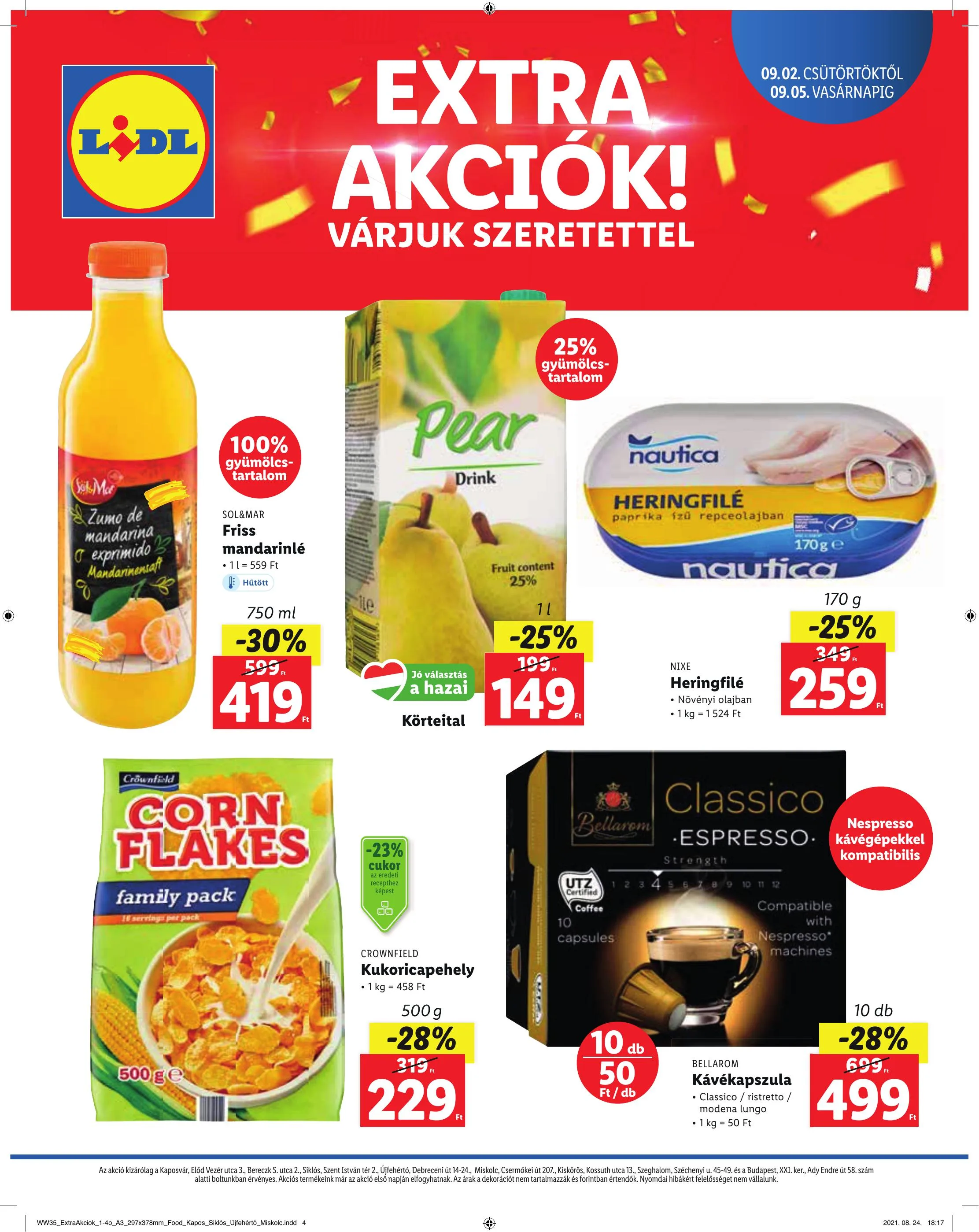 Lidl akciós újság Regionális 09.02–09.05 – 4. oldal