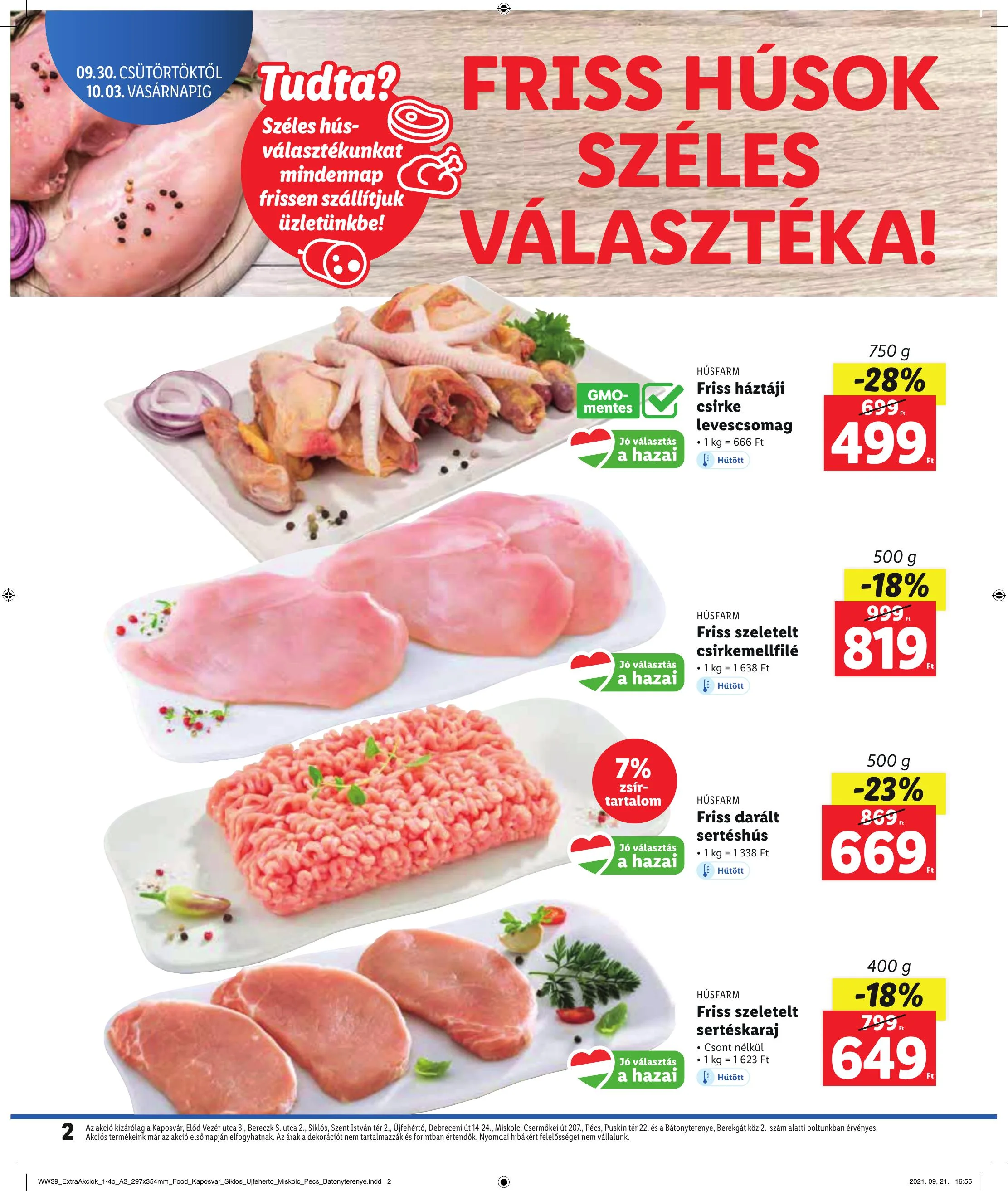 Lidl akciós újság Regionális 09.30–10.06 – 2. oldal