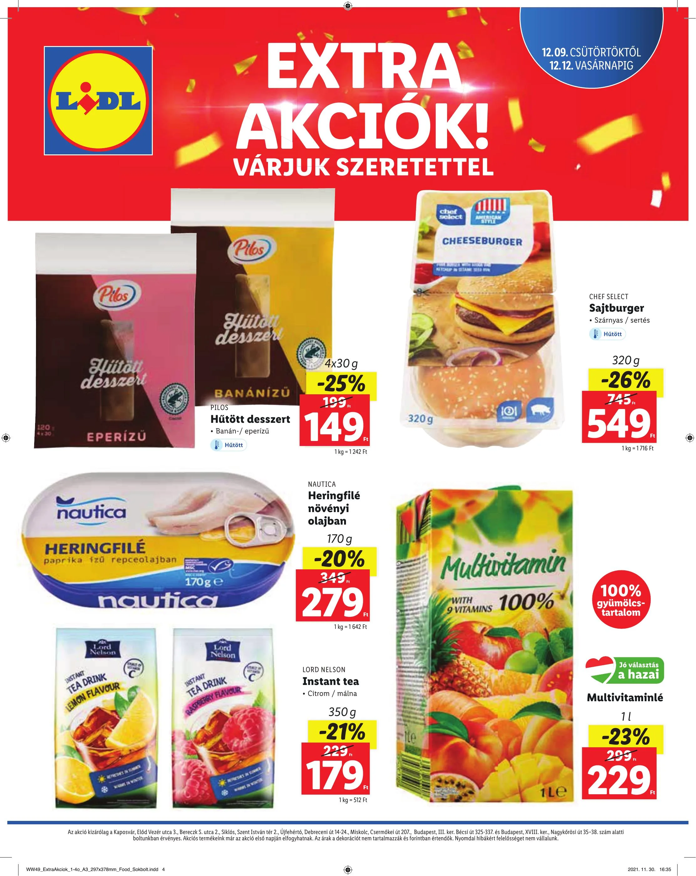 Lidl akciós újság Regionális 12.09–12.12 – 4. oldal
