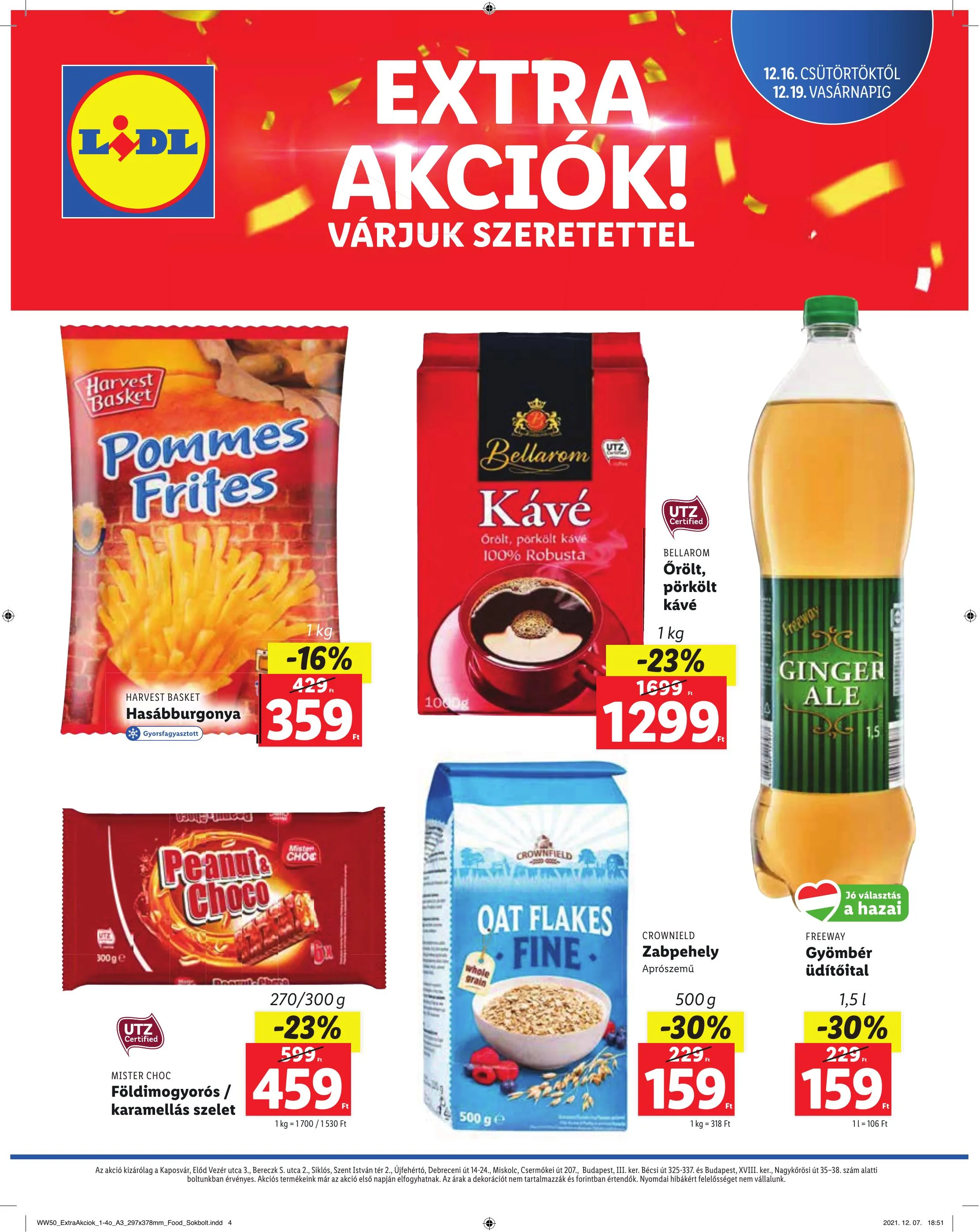Lidl akciós újság Regionális 12.16–12.19 – 4. oldal