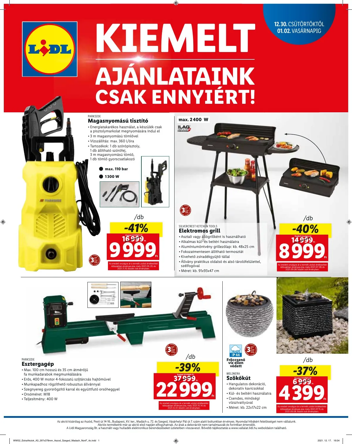 Lidl akciós újság Regionalis2 12.30–01.02 – 4. oldal
