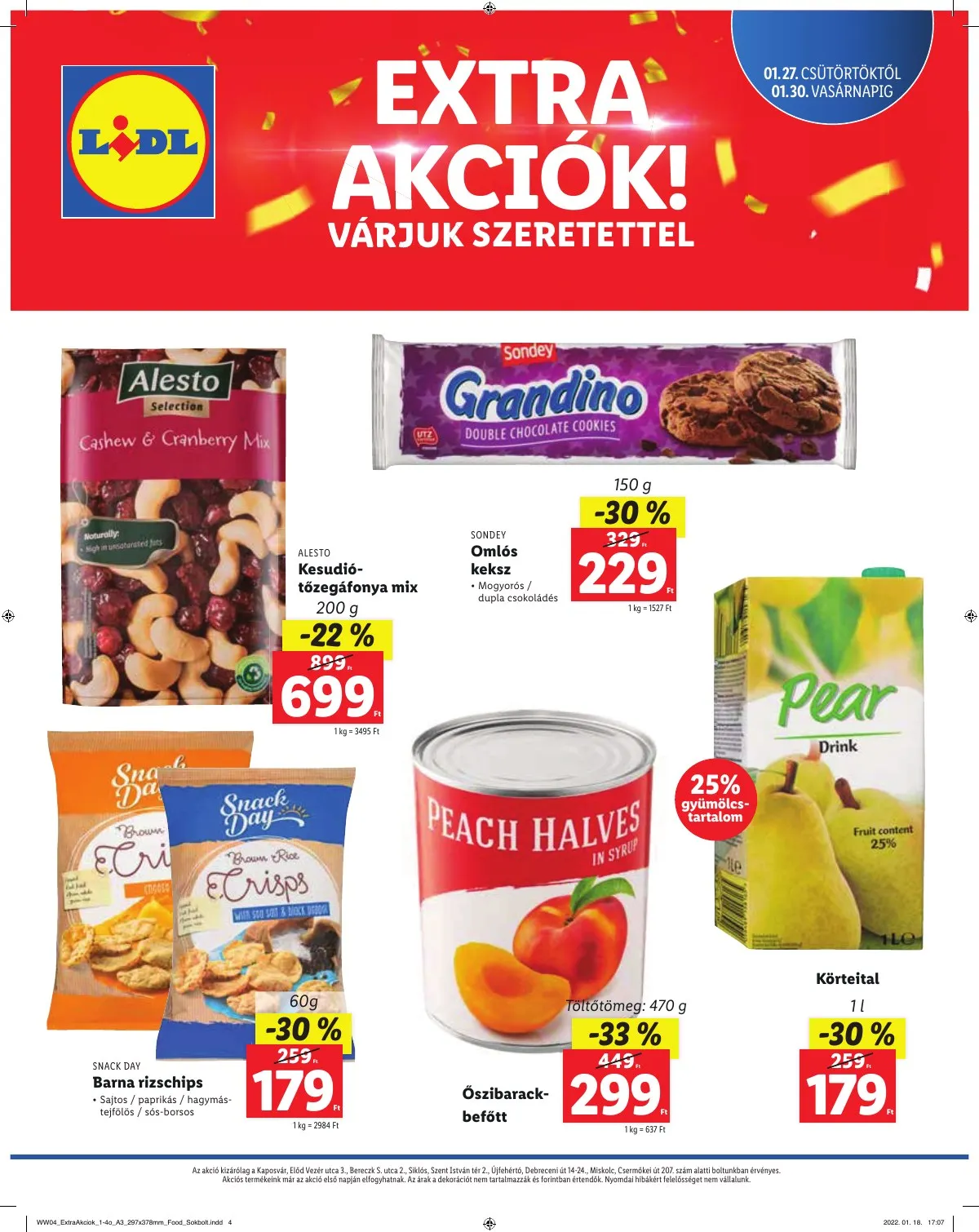 Lidl akciós újság Regionális 01.27–01.30 – 4. oldal