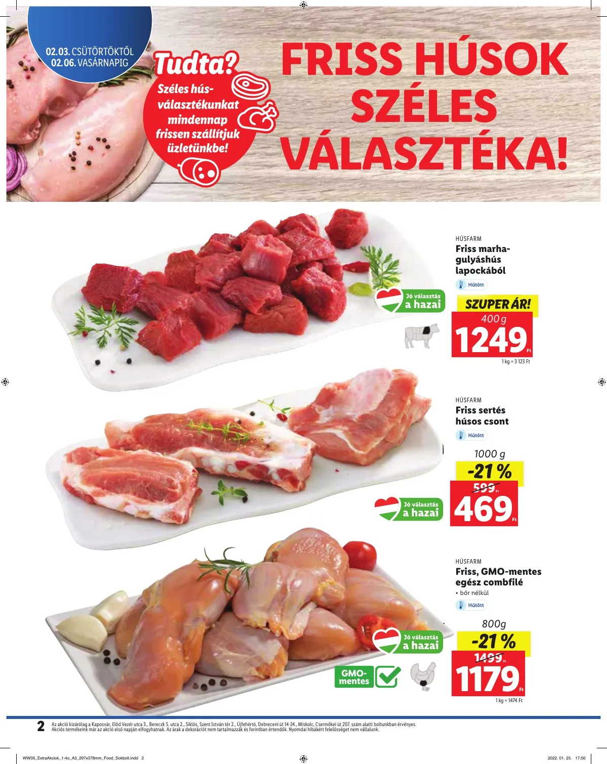 Lidl akciós újság Regionális 02.03–02.06 – 2. oldal