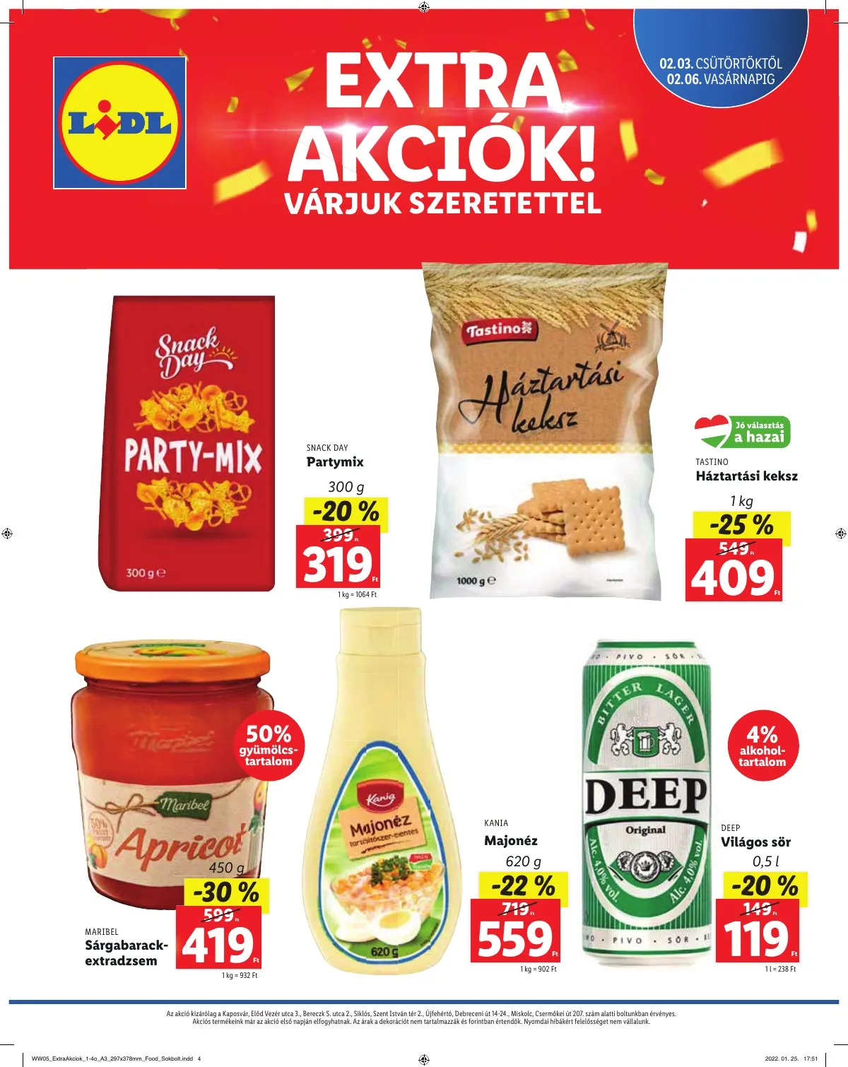 Lidl akciós újság Regionális 02.03–02.06 – 4. oldal
