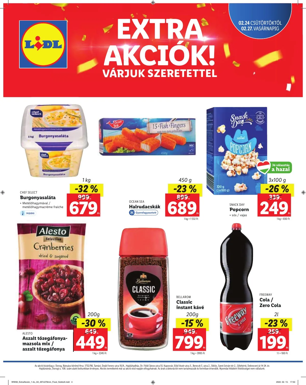 Lidl akciós újság Regionális 02.24–02.27 – 4. oldal