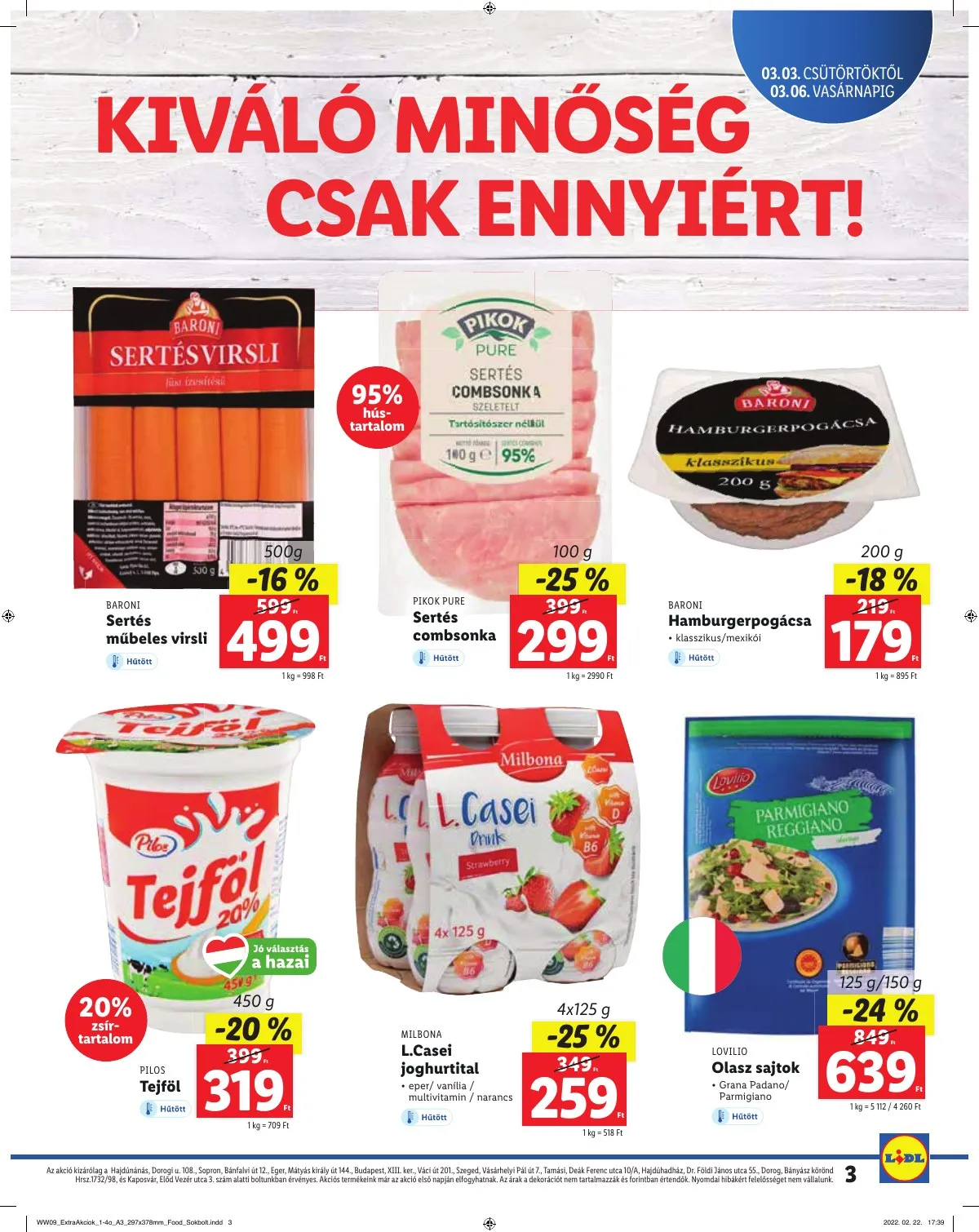 Lidl akciós újság Regionális 03.03–03.06 – 3. oldal