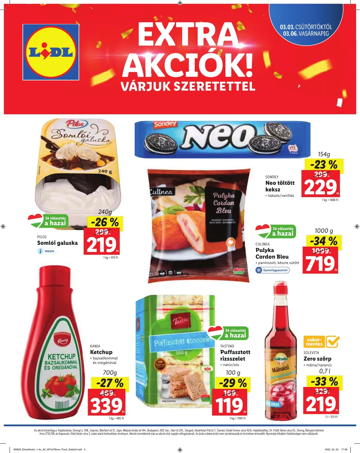 Lidl akciós újság Regionális 03.03–03.06 – 4. oldal