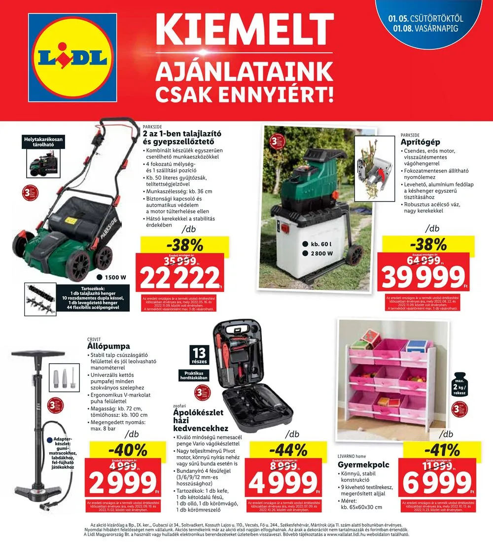 Lidl akciós újság Regionális 01.05–01.08 – 4. oldal