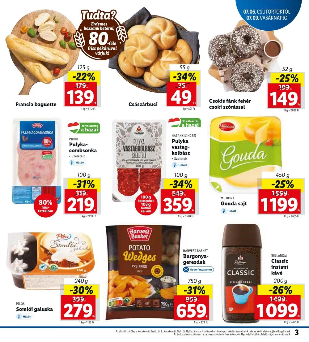 Lidl akciós újság Regionális 07.06–07.09 – 3. oldal