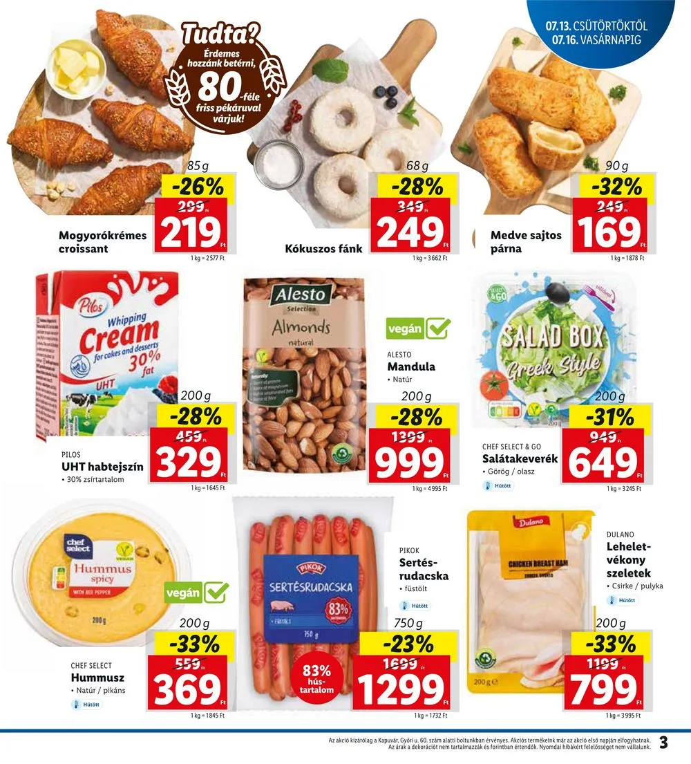 Lidl akciós újság Regionális 07.13–07.16 – 3. oldal