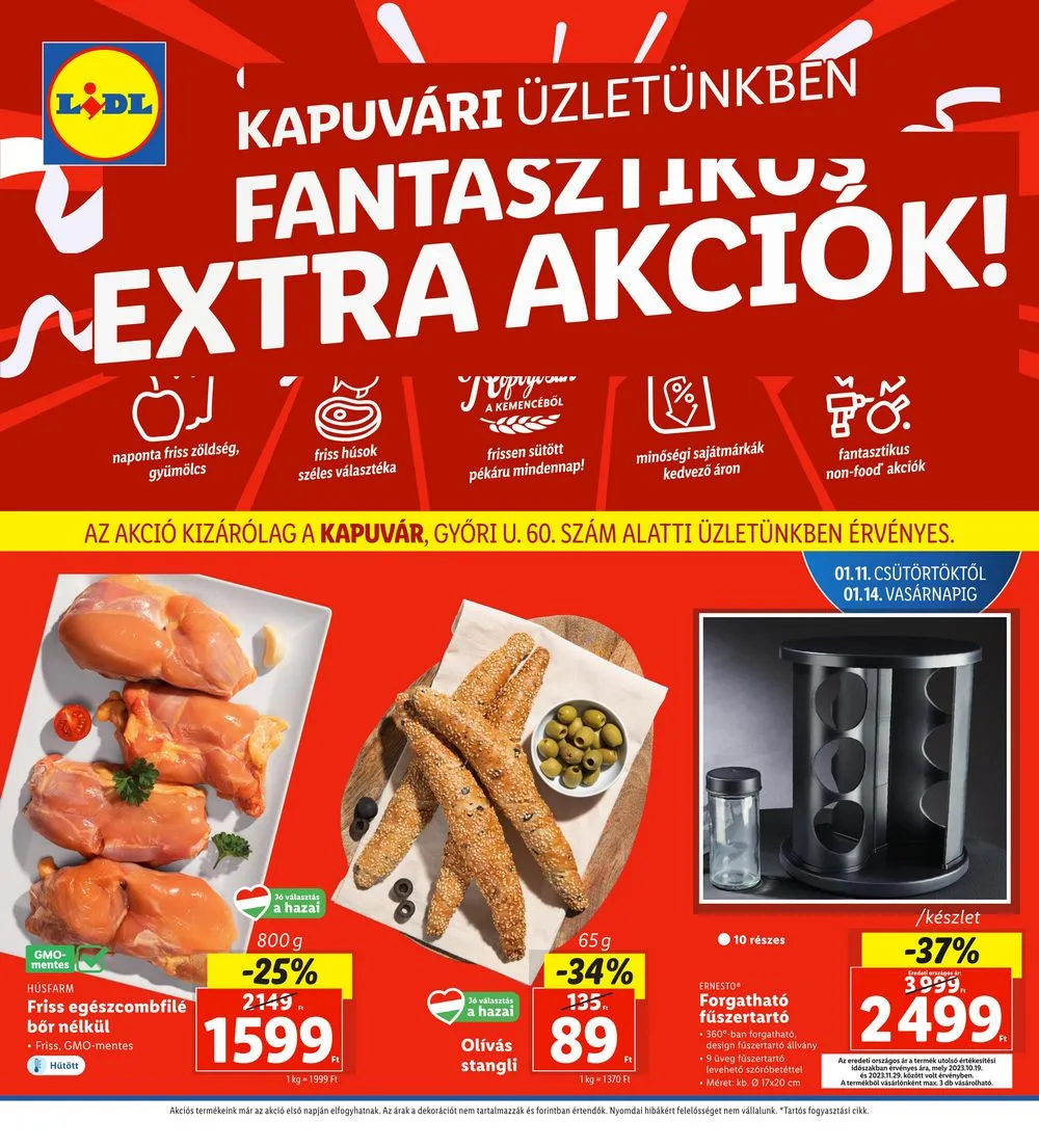 Lidl akciós újság Regionális 01.11–01.14