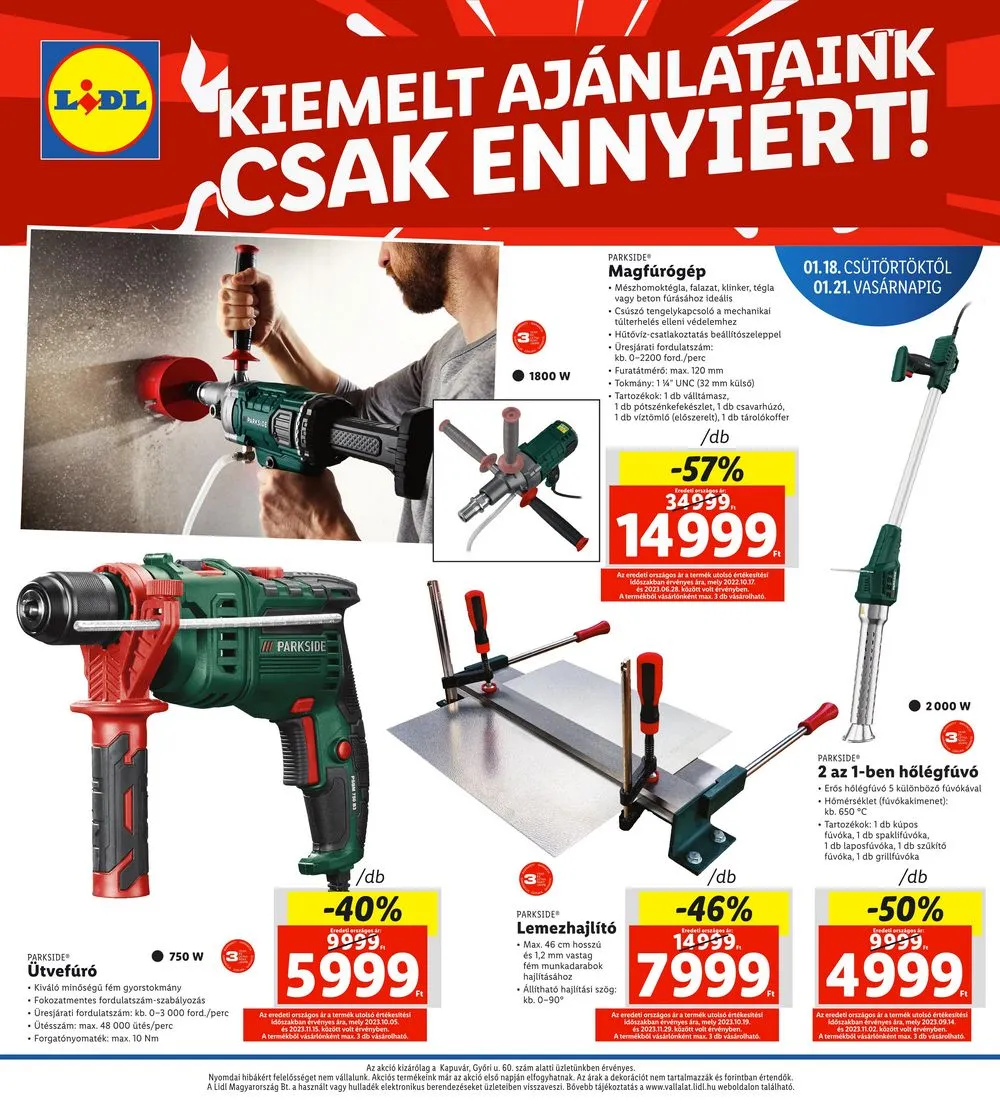 Lidl akciós újság Regionális 01.18–01.21 – 4. oldal