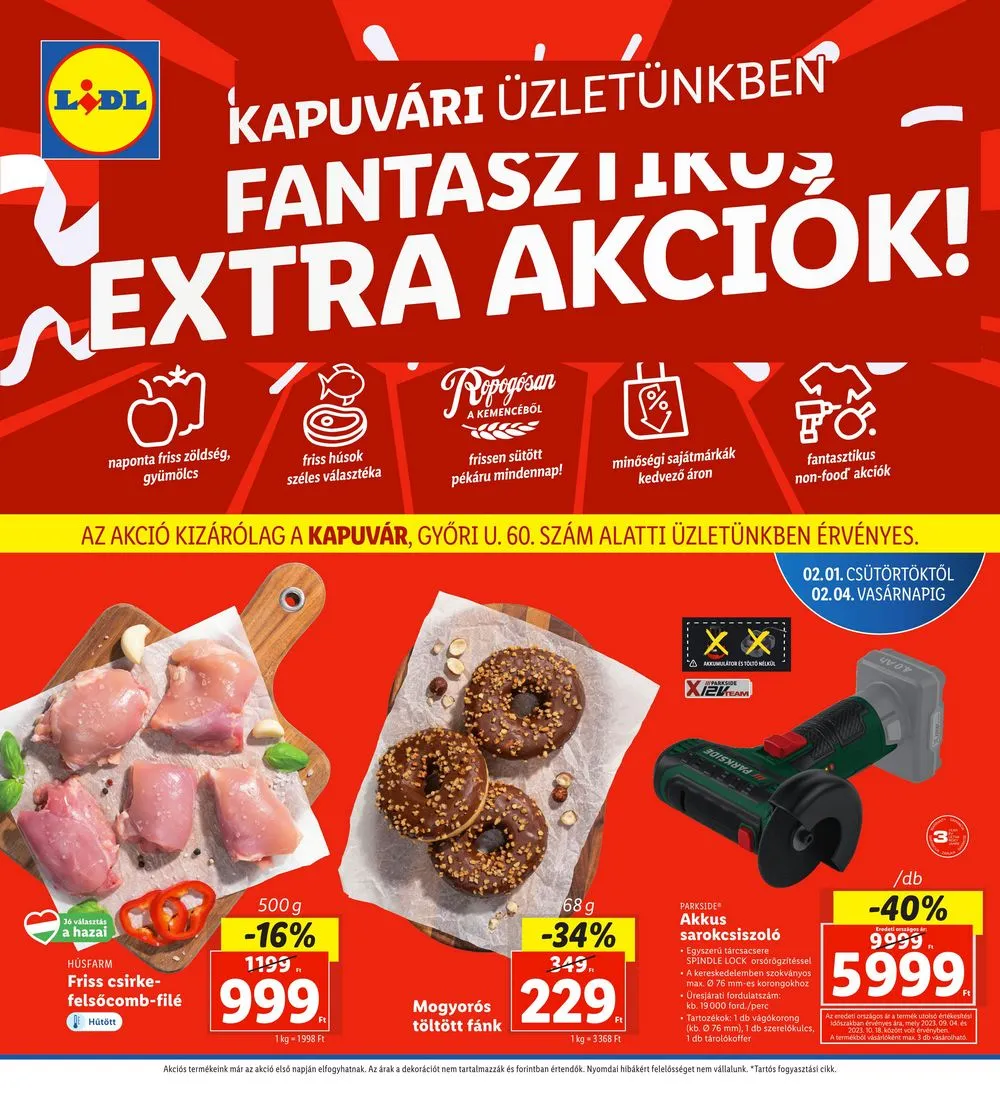 Lidl akciós újság Regionális 02.01–02.04
