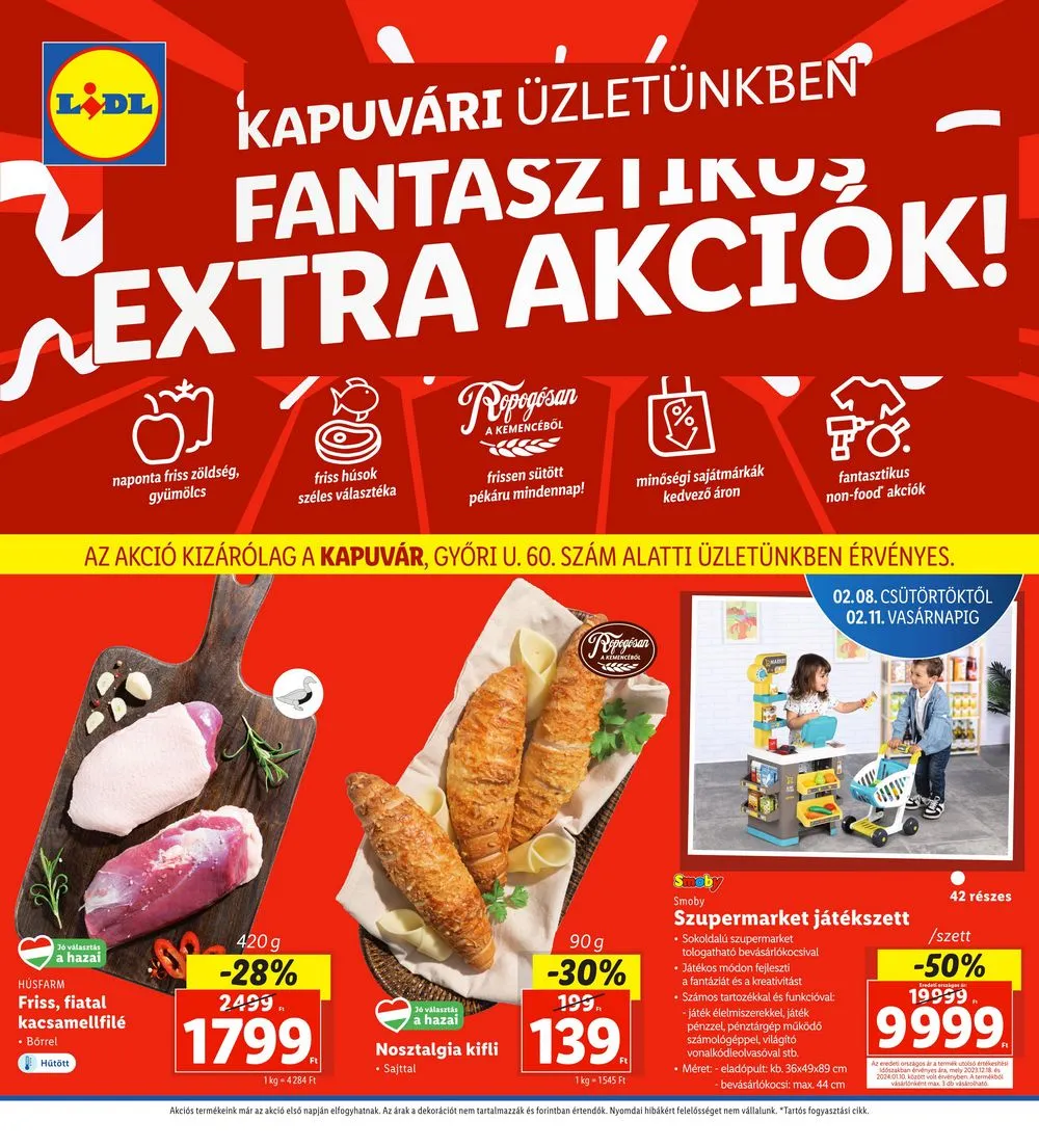 Lidl akciós újság Regionális 02.08–02.11