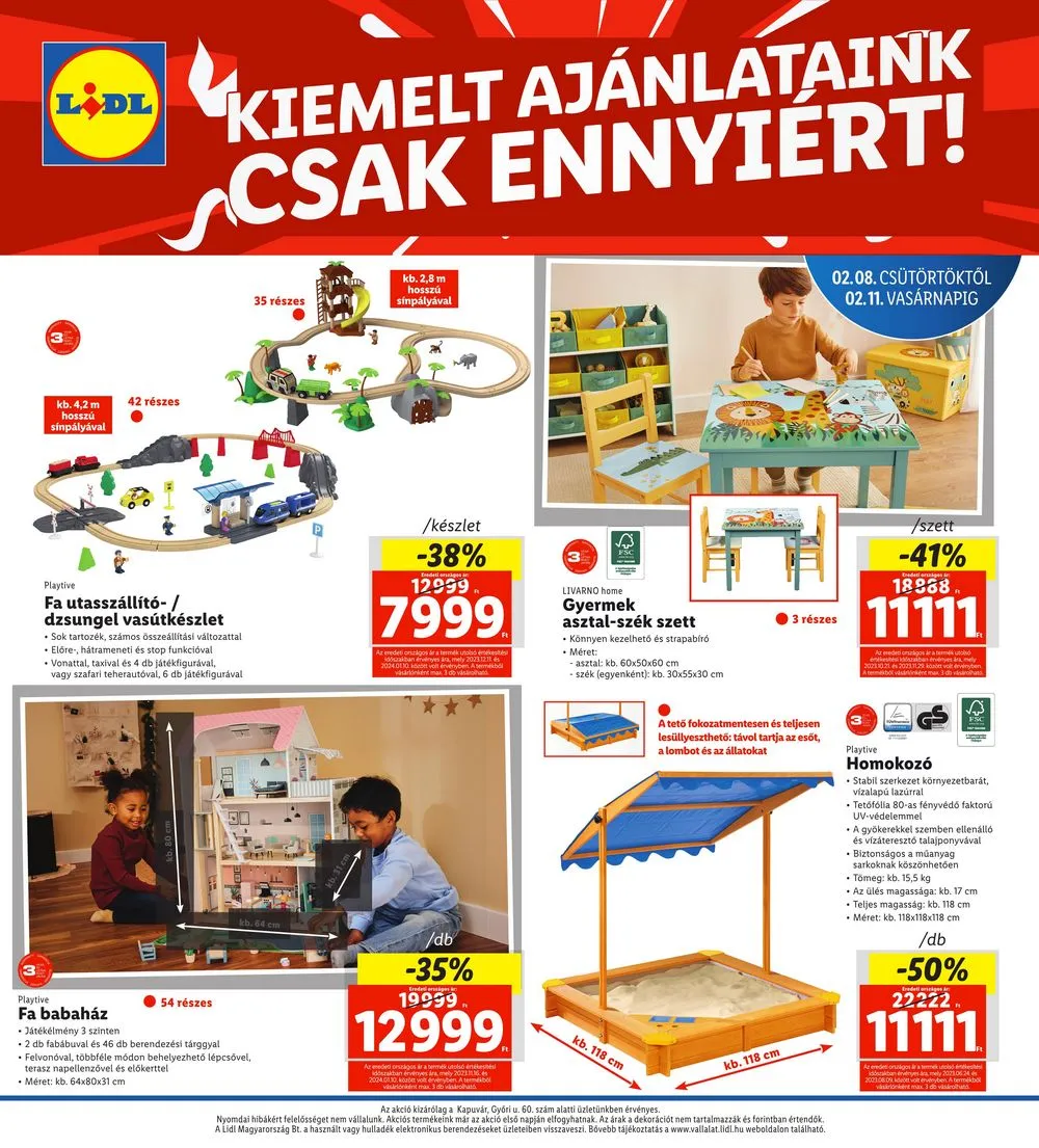 Lidl akciós újság Regionális 02.08–02.11 – 4. oldal
