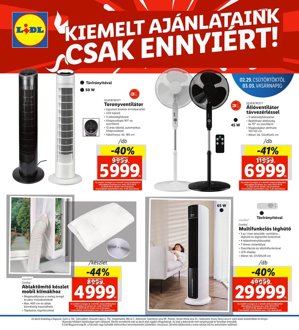 Lidl akciós újság Regionális 02.29–02.03 – 4. oldal