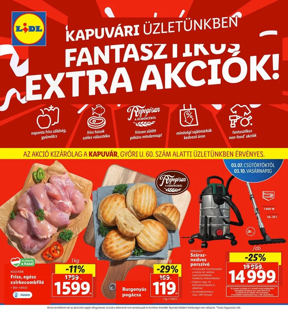 Lidl akciós újság Regionlis 03.07–03.10