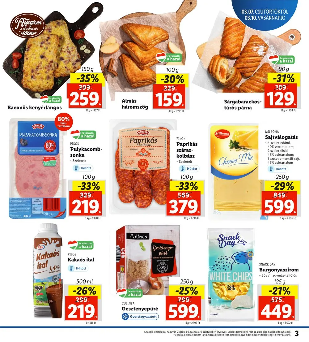 Lidl akciós újság Regionlis 03.07–03.10 – 3. oldal