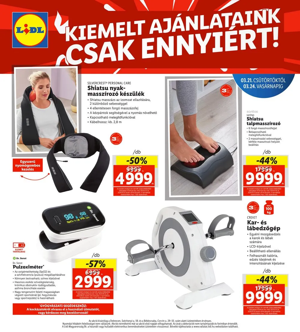 Lidl akciós újság Regionális 03.21–03.24 – 4. oldal