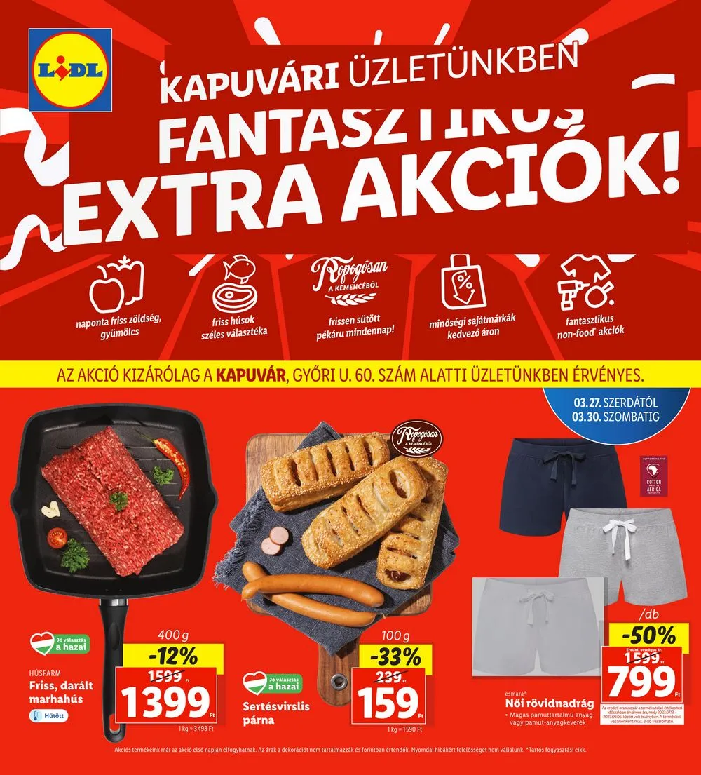 Lidl akciós újság Regionális 03.27–03.03