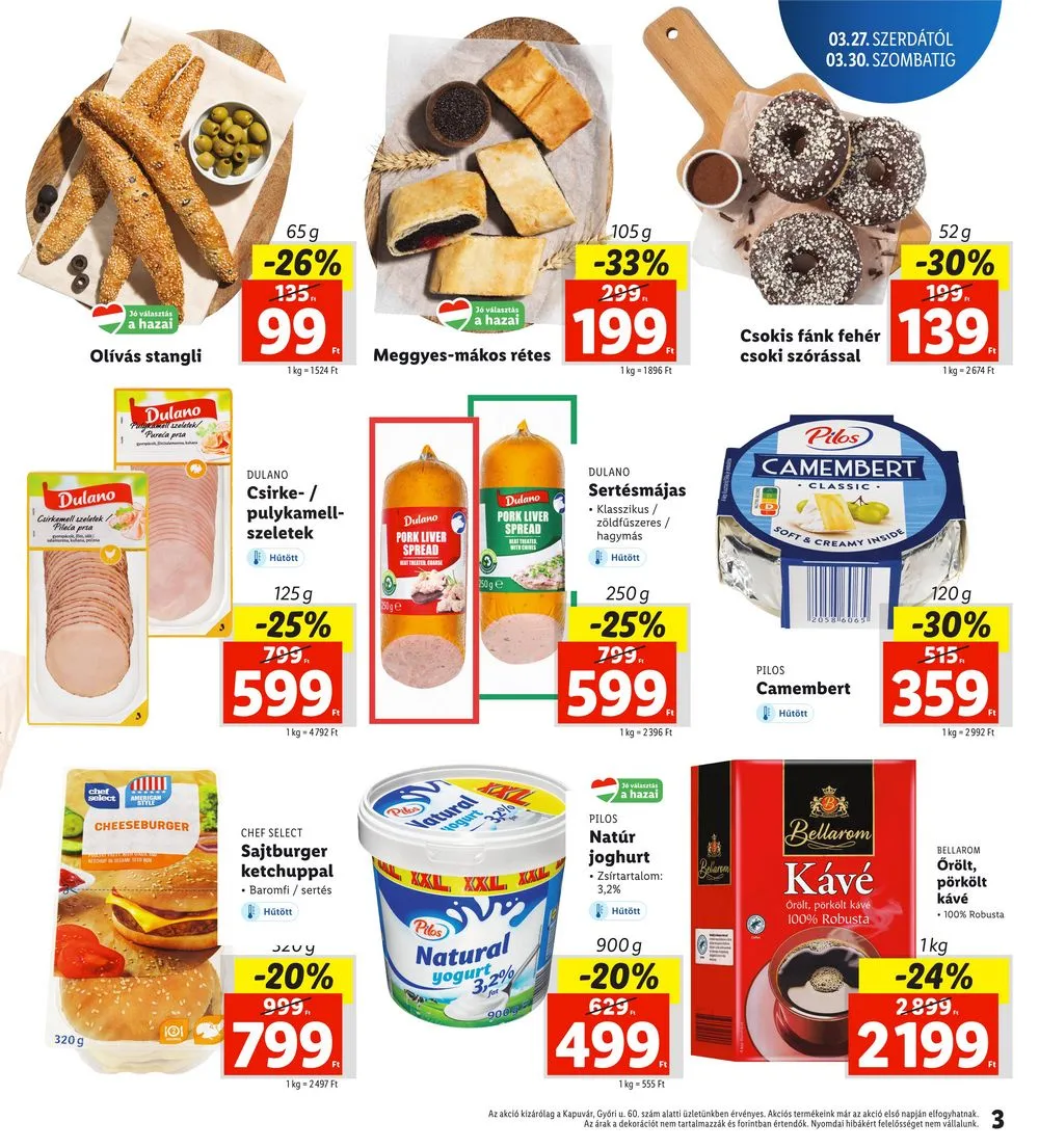 Lidl akciós újság Regionális 03.27–03.03 – 3. oldal