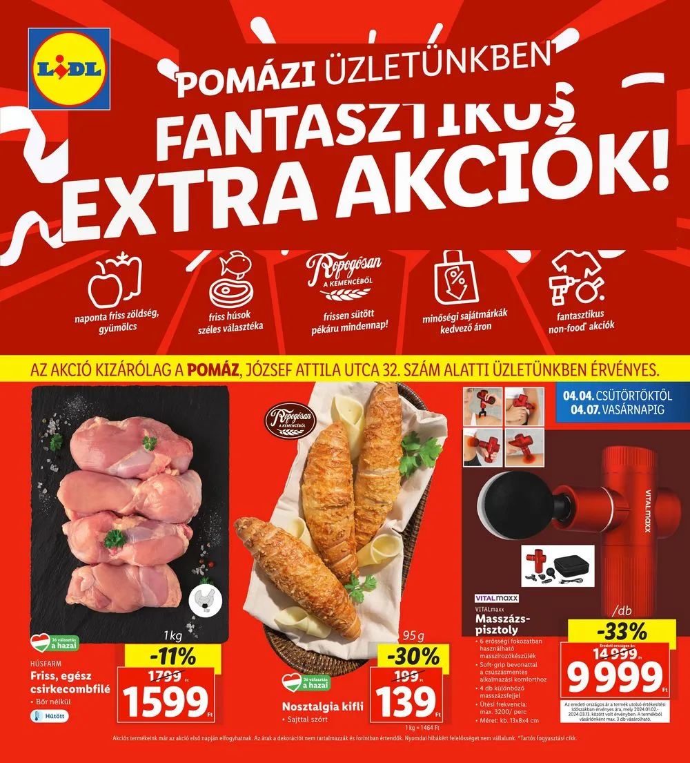 Lidl akciós újság Regionális 04.04–04.07