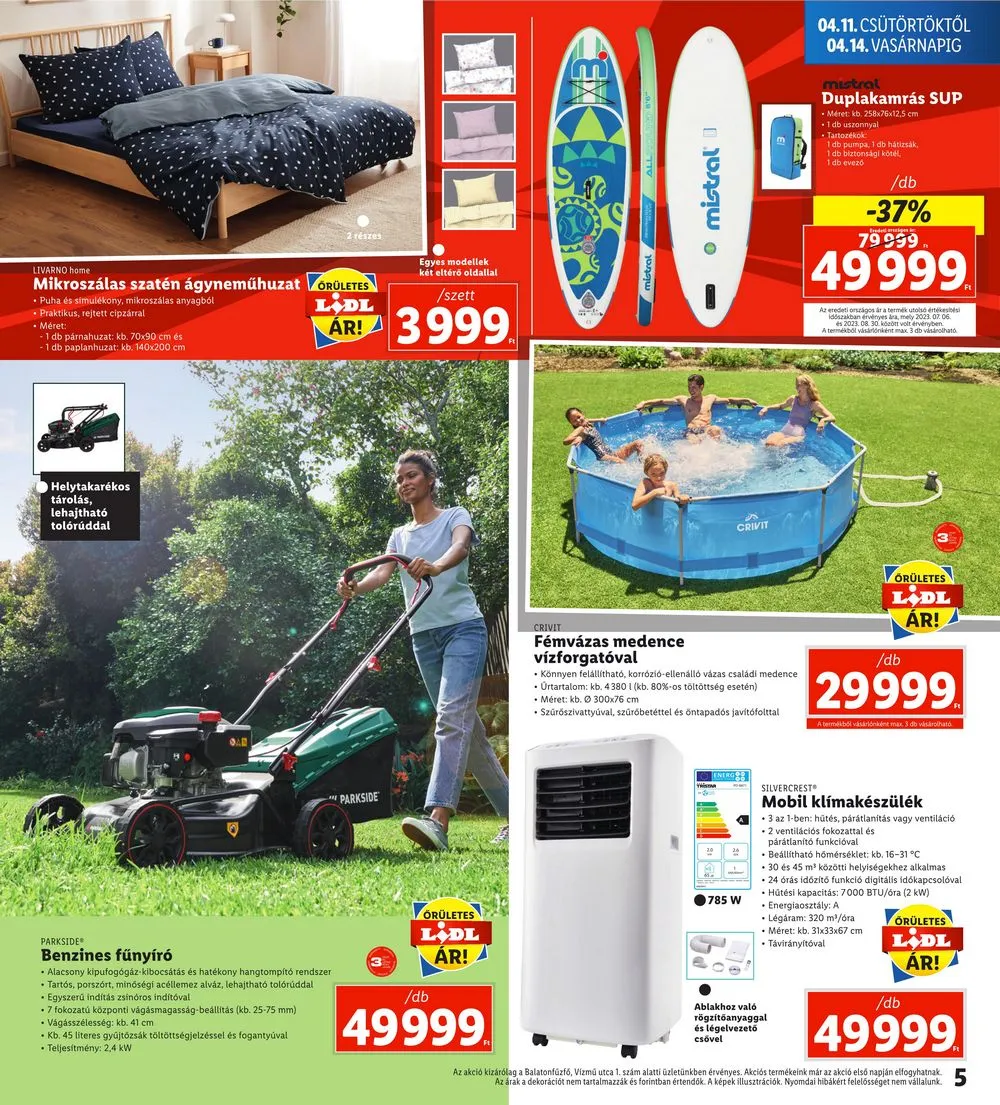 Lidl akciós újság Regionális 04.11–04.14 – 5. oldal