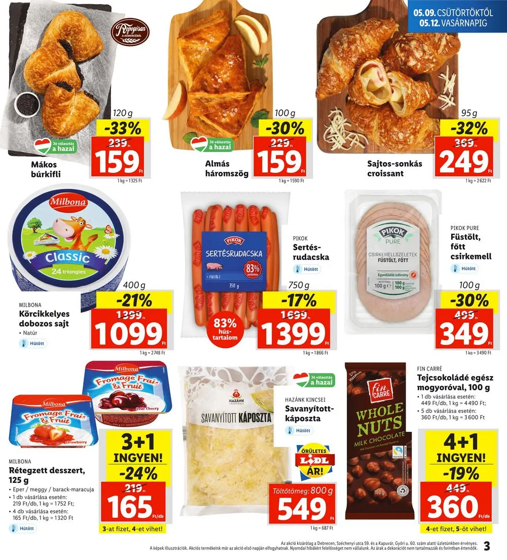 Lidl akciós újság Regionális 05.09–05.12 – 3. oldal