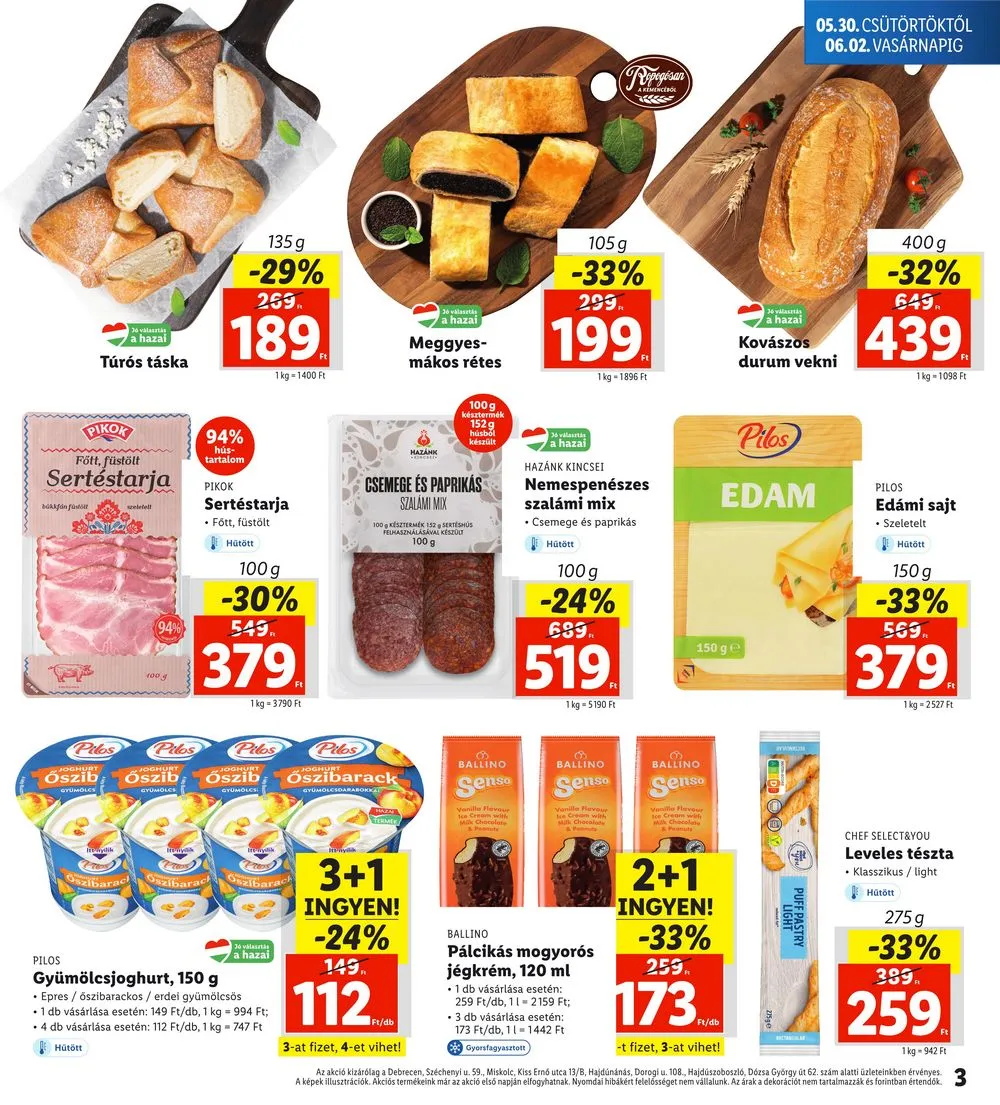 Lidl akciós újság Regionális 05.30–06.02 – 3. oldal