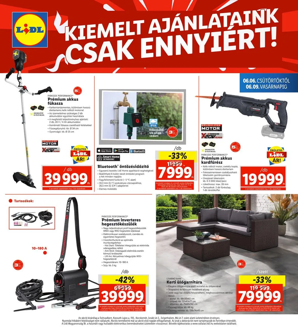 Lidl akciós újság Regionális 06.06–06.09 – 4. oldal