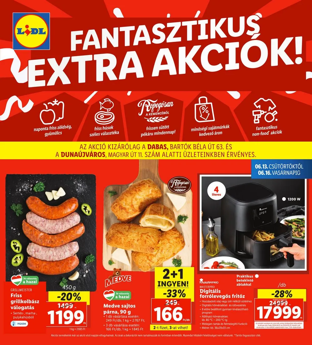 Lidl akciós újság Regionális 06.13–06.16