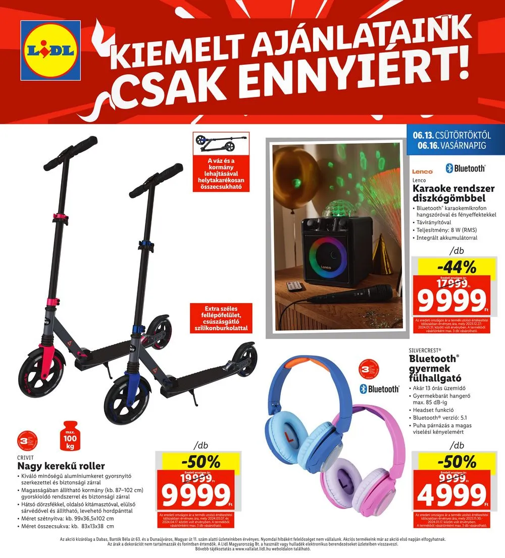 Lidl akciós újság Regionális 06.13–06.16 – 8. oldal