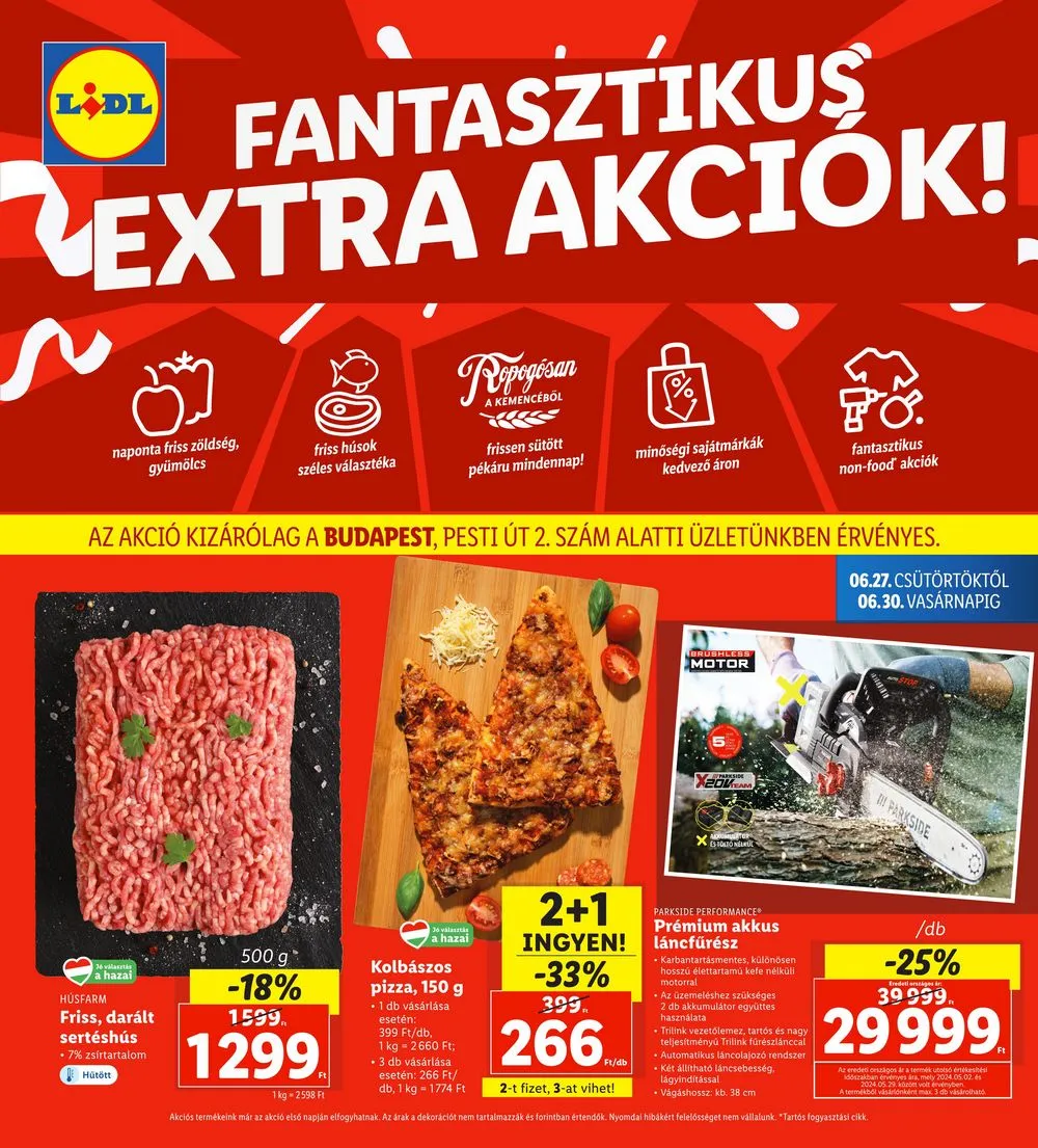 Lidl akciós újság Regionális 06.27–06.30