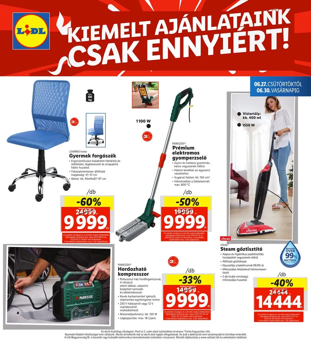 Lidl akciós újság Regionális 06.27–06.30 – 4. oldal