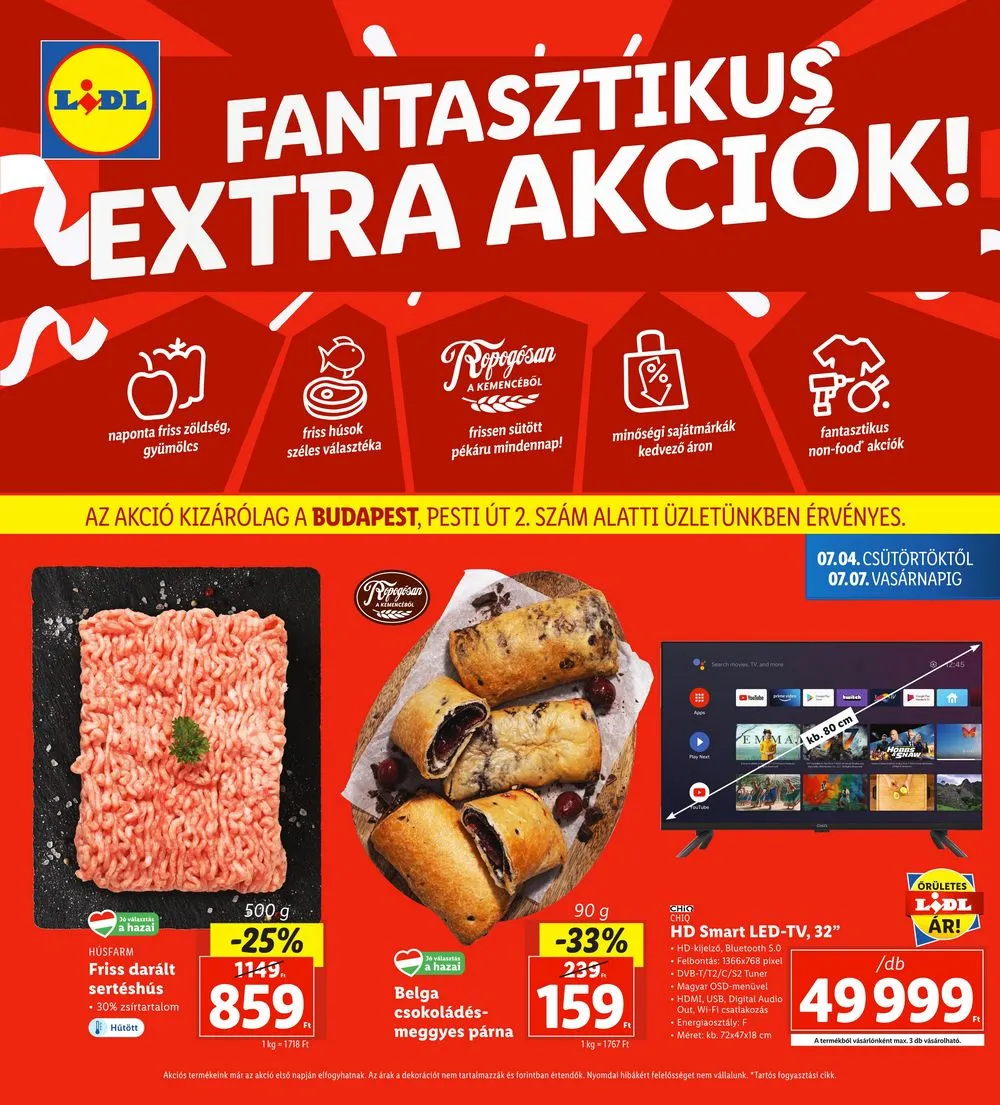 Lidl akciós újság Regionális 07.04–07.07