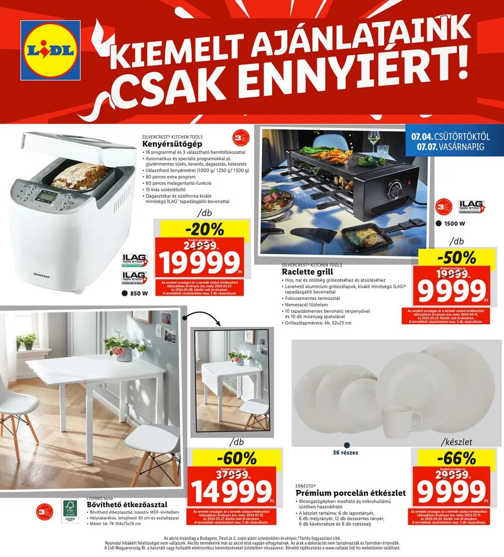 Lidl akciós újság Regionális 07.04–07.07 – 4. oldal