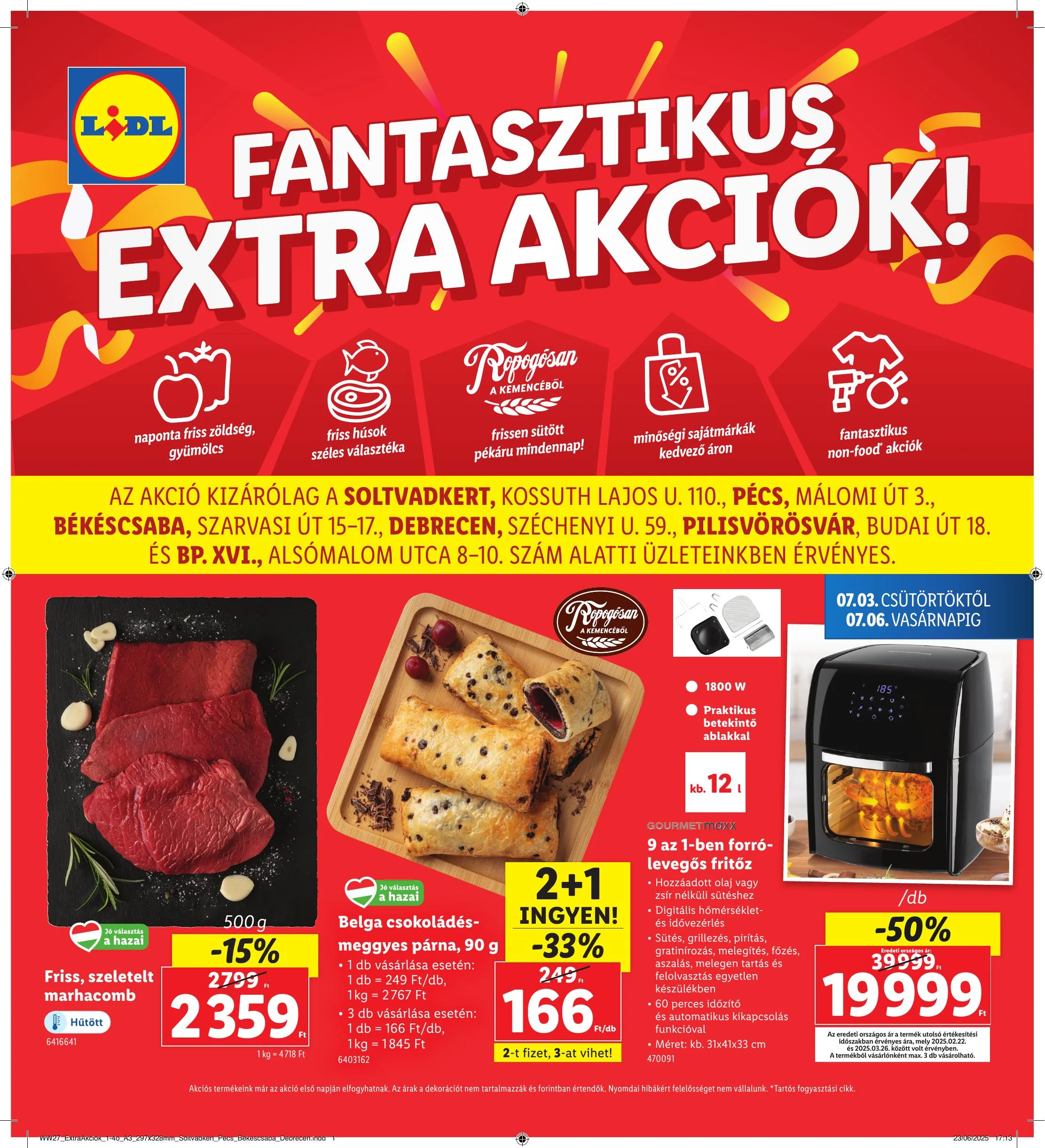 Lidl akciós újság Regionális 07.03–07.06