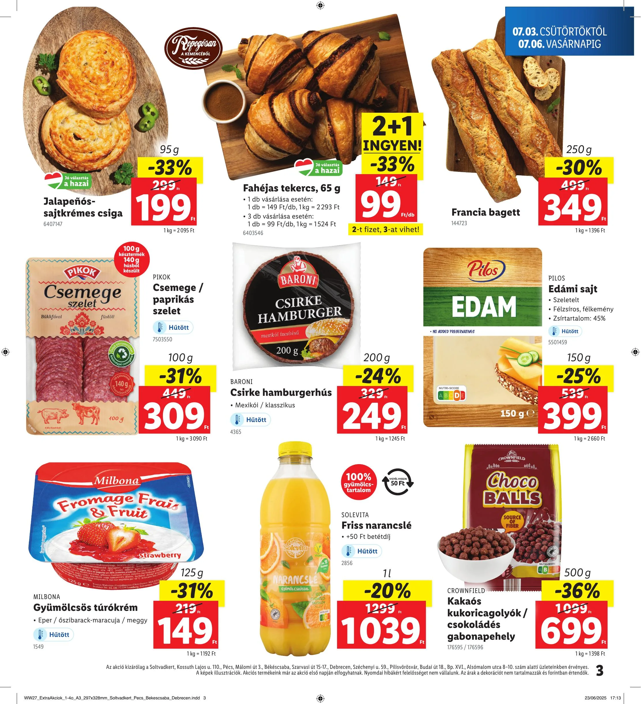 Lidl akciós újság Regionális 07.03–07.06 – 3. oldal