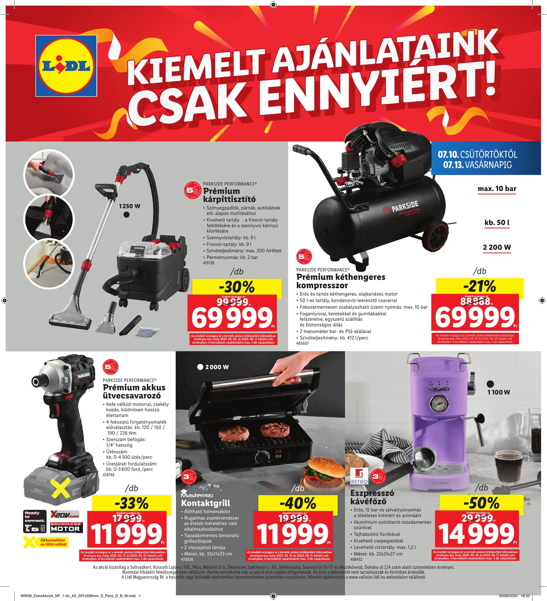 Lidl akciós újság Regionális 07.10–07.13 – 4. oldal