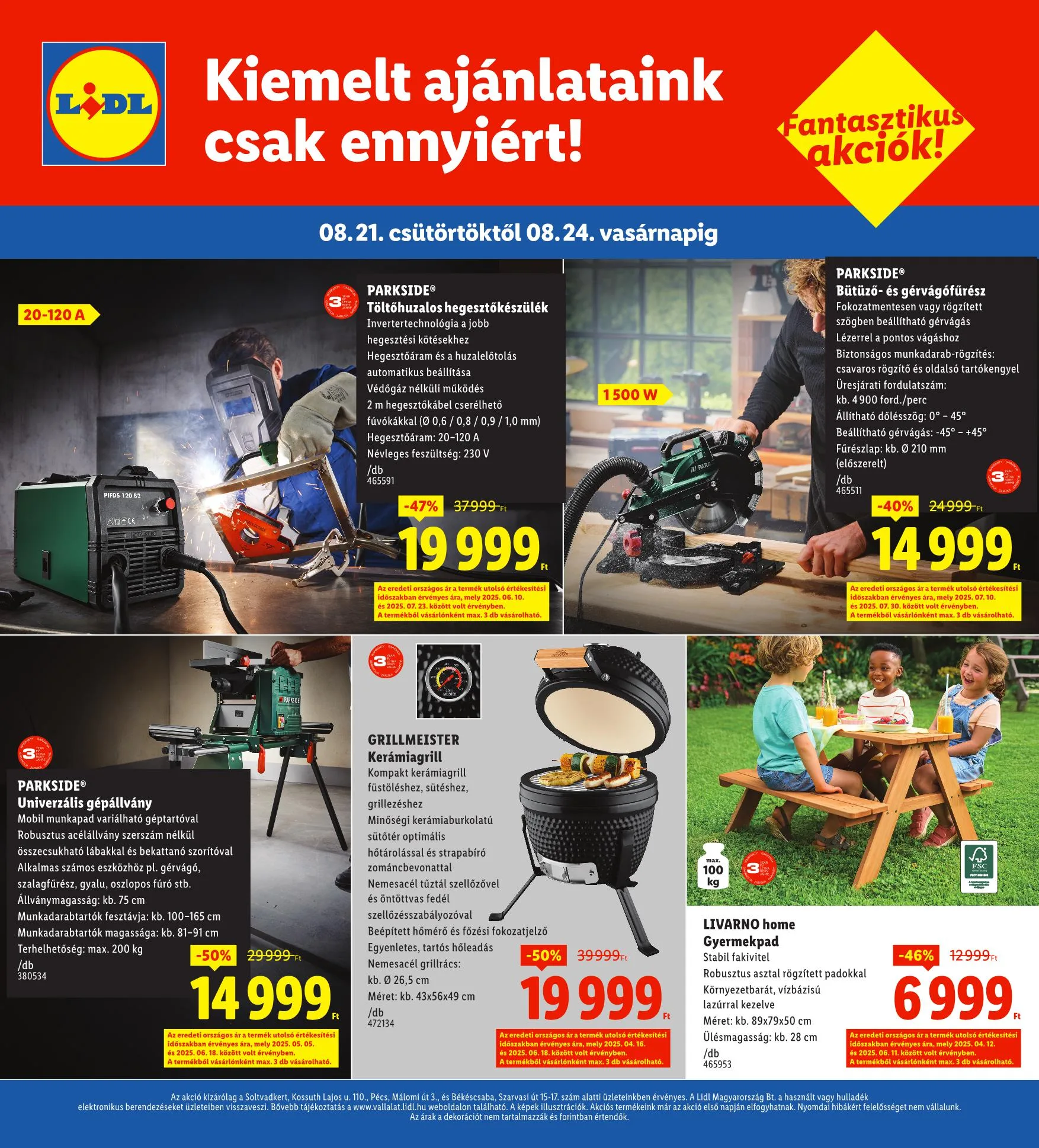 Lidl akciós újság Regionális 08.21–08.24 – 4. oldal