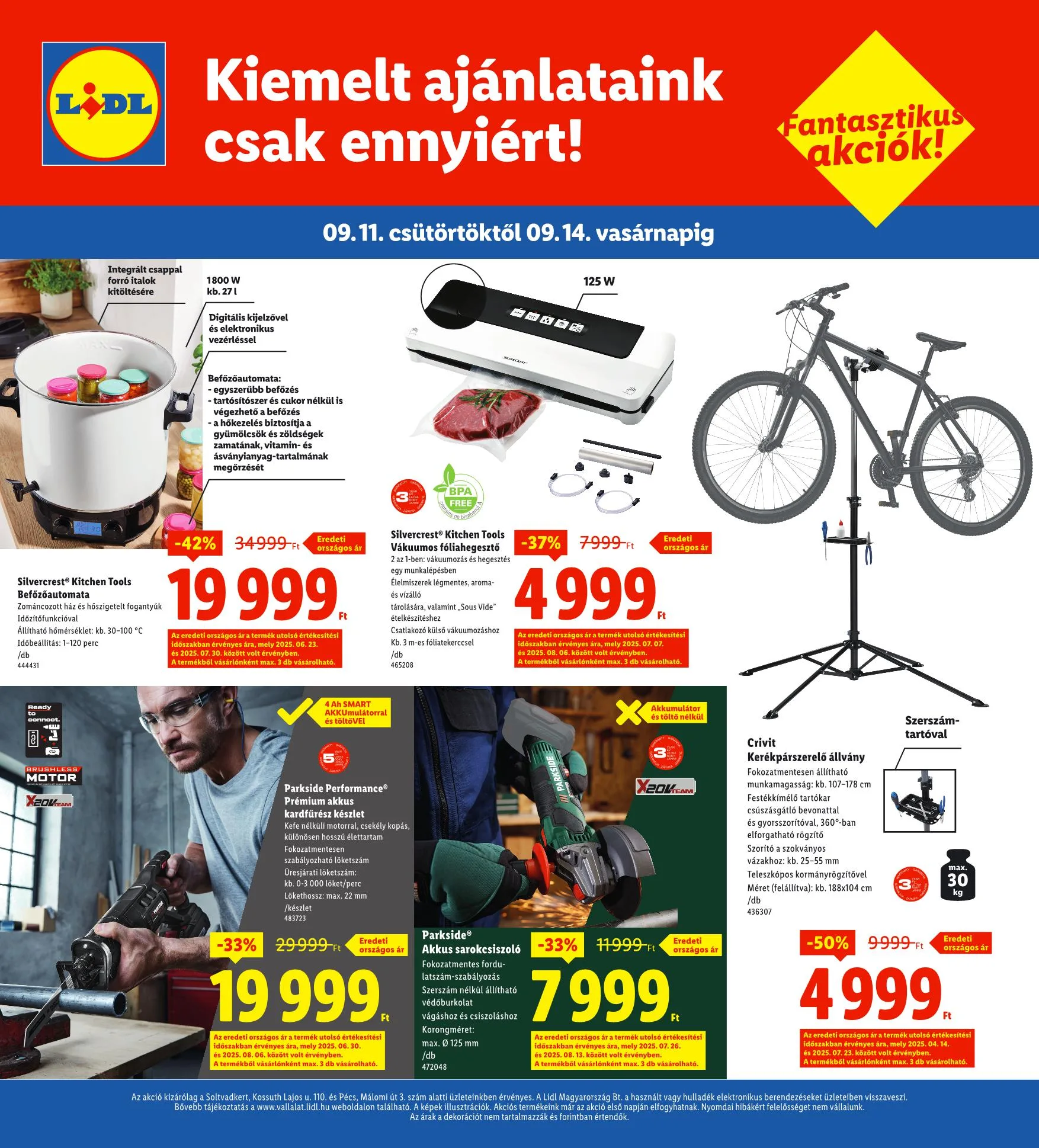 Lidl akciós újság Regionális 09.11–09.14 – 4. oldal