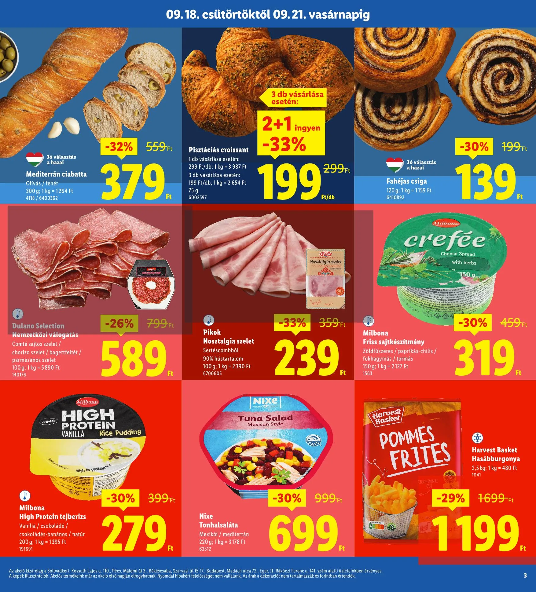 Lidl akciós újság Regionális 09.18–09.21 – 3. oldal