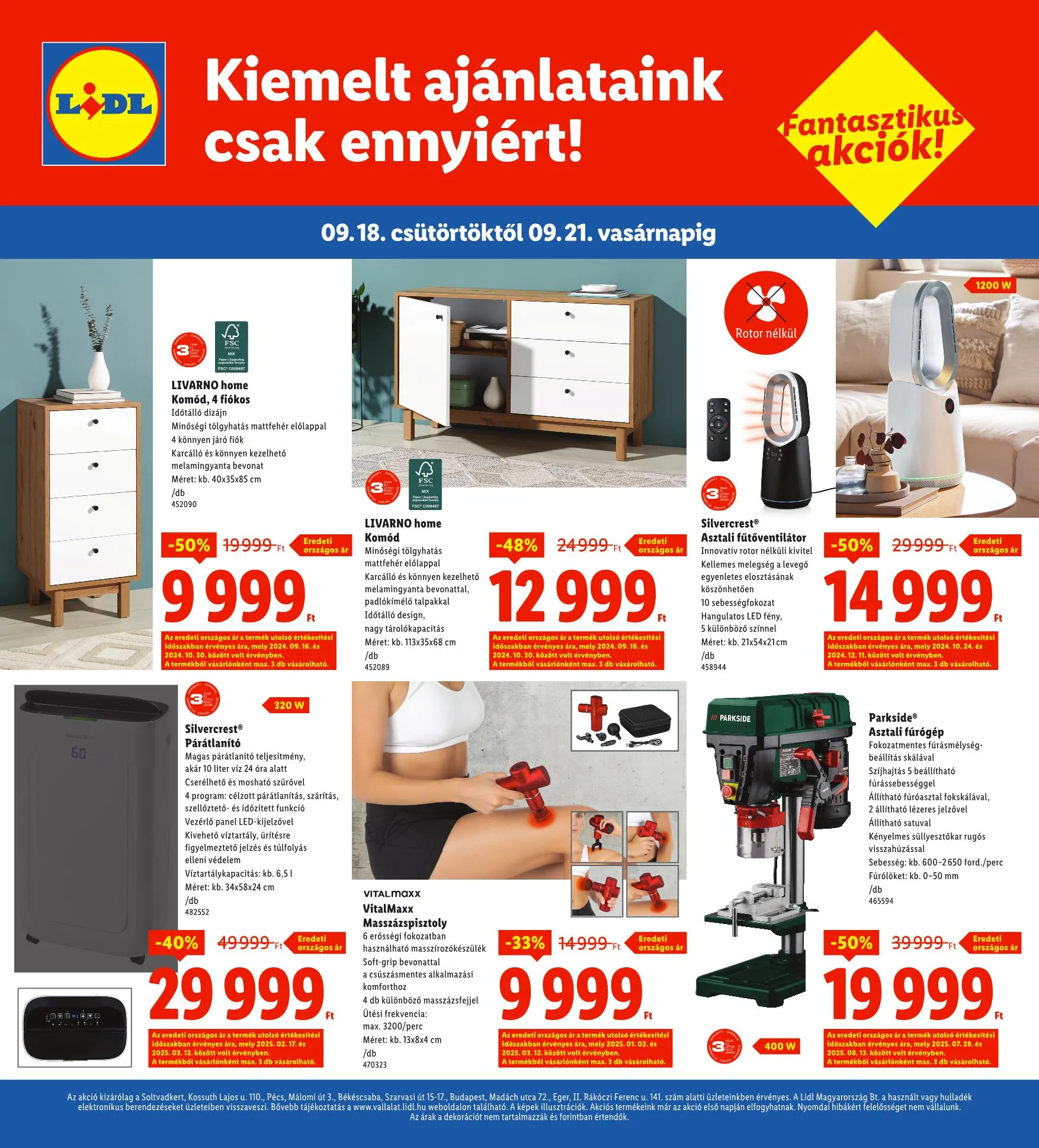Lidl akciós újság Regionális 09.18–09.21 – 4. oldal