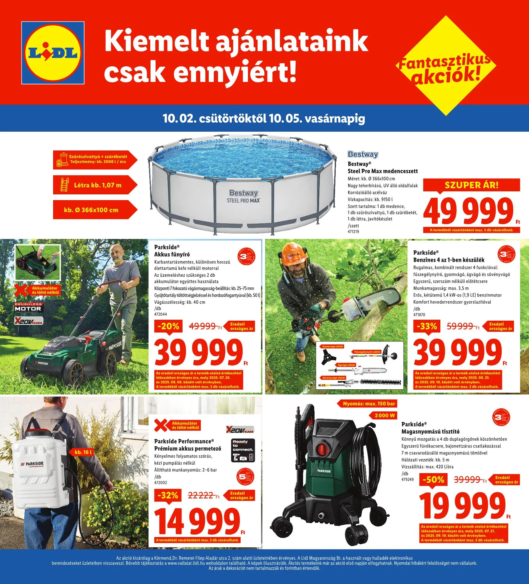Lidl akciós újság Regionális 10.02–10.05 – 4. oldal